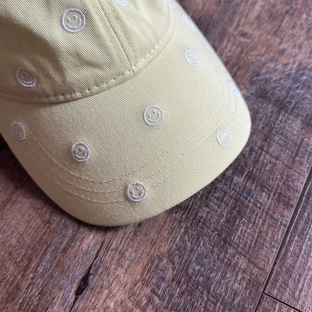 Stoney Clover Yellow Smiley Face Baseball Cap
